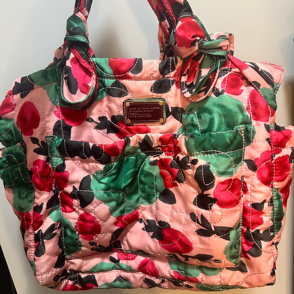 Marc by Marc Jacobs Standard Supply Painted floral Quilted Women's diaper Bag